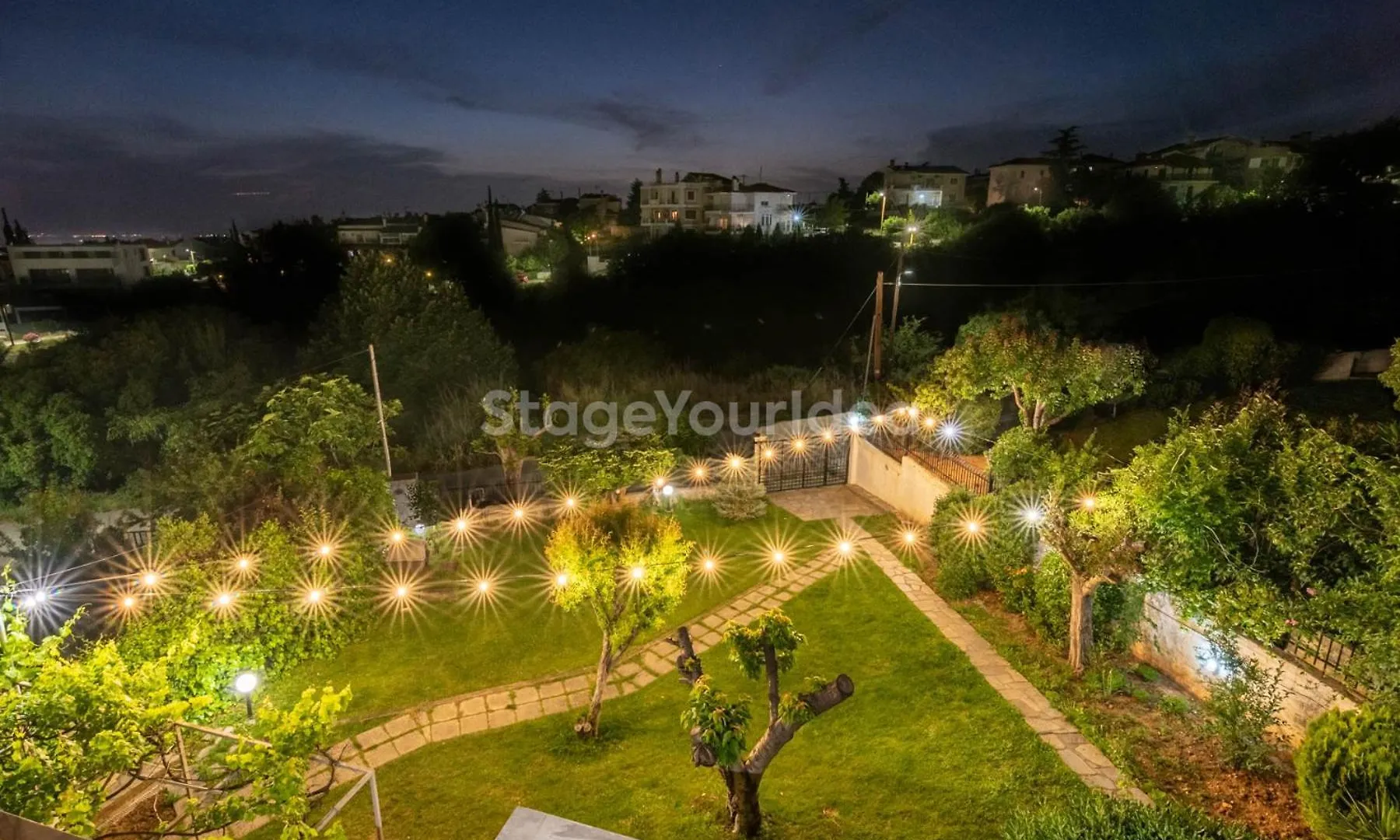Τraditional Fully Detached Villa on a luxurious Hillock of Thessaloniki PANORAMA with its own Garden also for Family&Wedding gatherings&Kid's parties - under 13 0*,  Ελλάδα