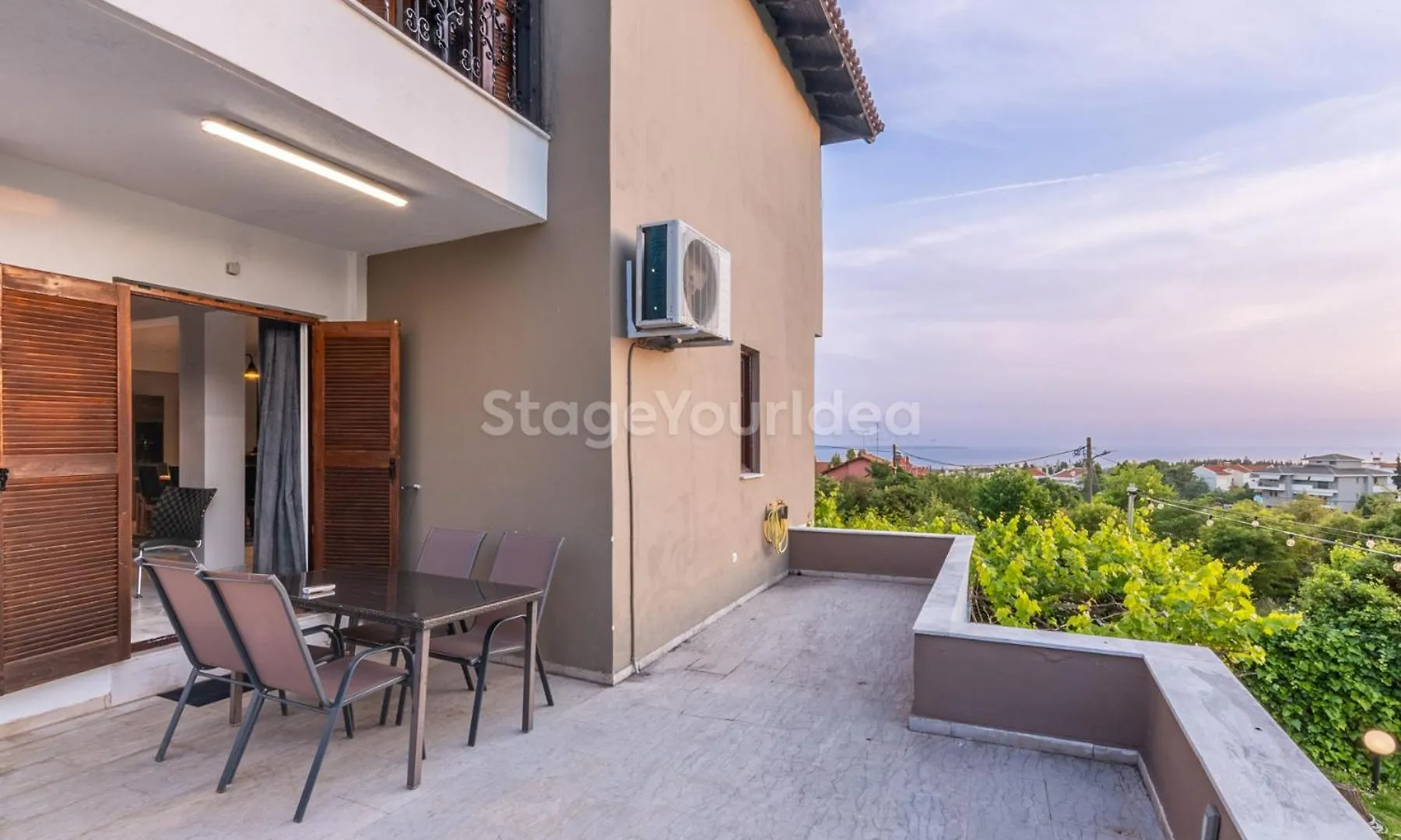 Τraditional Fully Detached Villa on a luxurious Hillock of Thessaloniki PANORAMA with its own Garden also for Family&Wedding gatherings&Kid's parties - under 13 Ελλάδα